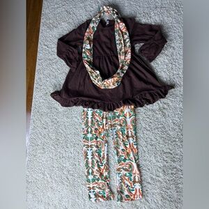 Girls Fall Tunic with Leggings